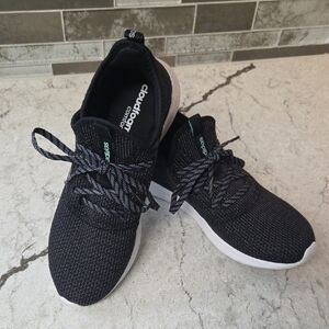 adidas Black and White Athletic Shoes